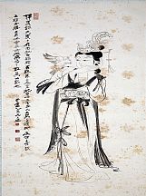 160579_張大千_雪衣女