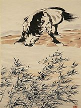 1605102_徐悲鴻 _飲馬圖