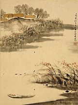 1605107_亞明_蘆雁潭舟圖