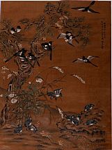 1605137_沈銓_鵲鶉雙輝圖