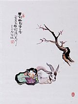 1605145_程十發(fā)_人物梅花